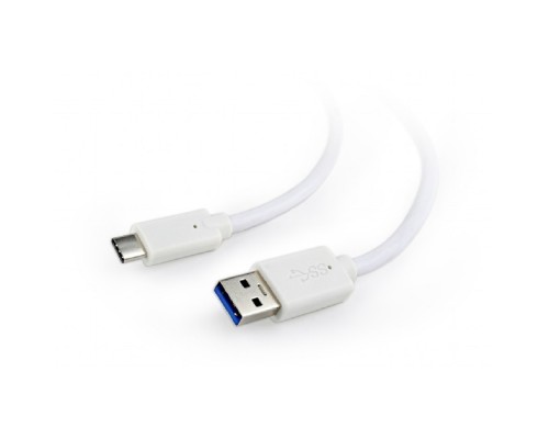 [кабели] Bion Кабель USB 3.0 - USB Type-C (AM/CM), 5 Гбит/с, 3А (36W) 1 м, белый [BXP-CCP-USB3-AMCM-1M-W]