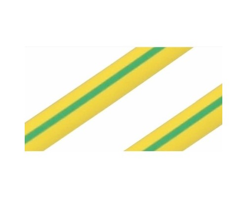 [Rexant Термоусадочные трубки] REXANT 25-0007 50.0 / 25.0 мм 1м термоусадка желто-зеленая  (уп. 10 м)