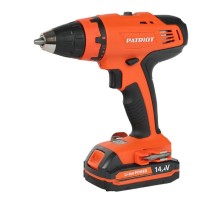 PATRIOT BR 140Li Дрель-шуруповерт аккумуляторная [180301520] { две батареи Li-Ion 14.4V, 1,5 Ah, 47 Нм, большой кейс, зарядка за 1 час, комплект бит и сверл }