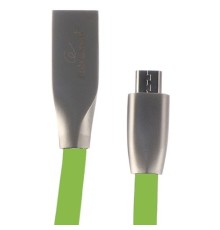 Cablexpert Кабель USB 2.0 CC-G-mUSB01Gn-1M AM/microB, серия Gold, длина 1м, зеленый, блистер