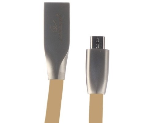 [кабели] Cablexpert Кабель USB 2.0 CC-G-mUSB01Gd-1M AM/microB, серия Gold, длина 1м, золотой, блистер	