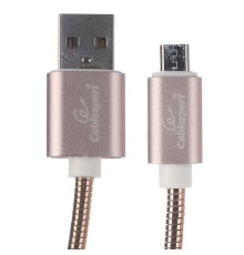 Cablexpert Кабель USB 2.0 CC-G-mUSB02Cu-1.8M AM/microB, серия Gold, длина 1.8м, золото, блистер