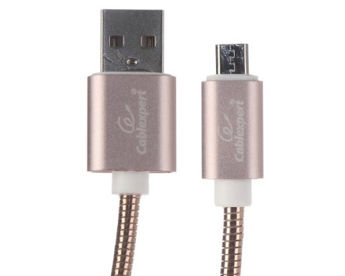 [кабели] Cablexpert Кабель USB 2.0 CC-G-mUSB02Cu-1.8M AM/microB, серия Gold, длина 1.8м, золото, блистер