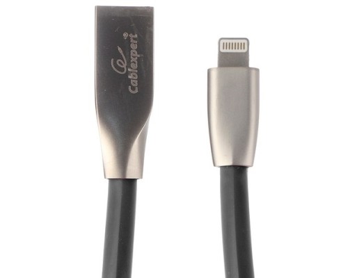 [кабели] Cablexpert Кабель для Apple CC-G-APUSB01Bk-1.8M, AM/Lightning, серия Gold, длина 1.8м, черный, блистер