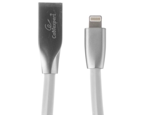 [кабели] Cablexpert Кабель для Apple CC-G-APUSB01W-0.5M, AM/Lightning, серия Gold, длина 0.5м, белый, блистер