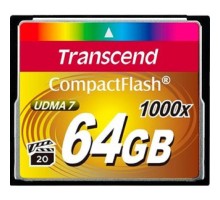 Compact Flash 64Gb Transcend, High Speed (TS64GCF1000) 1000-x