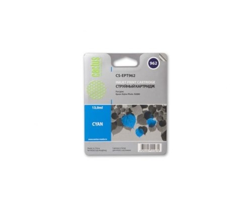 [расходные материалы] Cactus C13T09624010 (CS-EPT962) Картридж для Epson Stylus Photo R2880, 13 мл, голубой