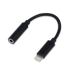 Cablexpert Переходник USB, Lightning/Jack3.5F, черный (CCA-LM3.5F-01)