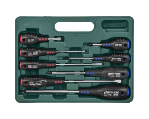 [Набор инструмента] JONNESWAY D04PP08S Набор отверточный Full Star, 8 предметов 
