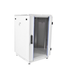 ЦМО Шкаф телекоммуникационный напольный 22U (600x600) дверь стекло (ШТК-M-22.6.6-1AAA) (2 коробки)