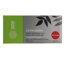 CACTUS  TK-5220Bk Тонер-картридж для Kyocera Ecosys M5521cdn/M5521cdw/P5021cdn/P5021cdw, чёрный, 1200 стр.