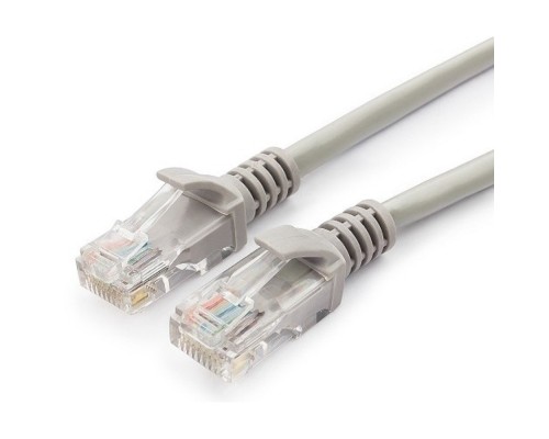[Коммутационный шнур] Cablexpert Патч-корд медный UTP PP10-5M кат.5e, 5м, литой, многожильный (серый)