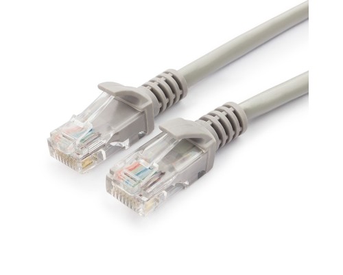 [Коммутационный шнур] Cablexpert Патч-корд медный UTP PP10-15M кат.5, 15м, литой, многожильный (серый)