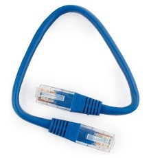 Cablexpert Патч-корд медный UTP PP10-0.25M/B кат.5, 0.25м, литой, многожильный (синий)