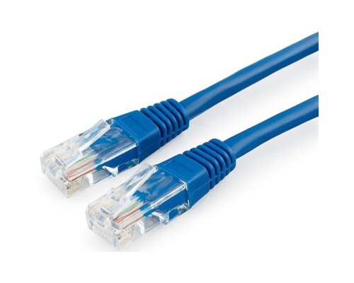 [Коммутационный шнур] Cablexpert Патч-корд медный UTP PP10-2M/B кат.5, 2м, литой, многожильный (синий)