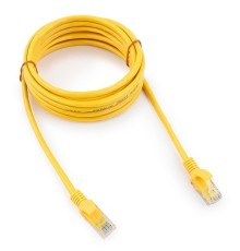 Cablexpert Патч-корд медный UTP PP10-3M/Y кат.5, 3м, литой, многожильный (желтый)
