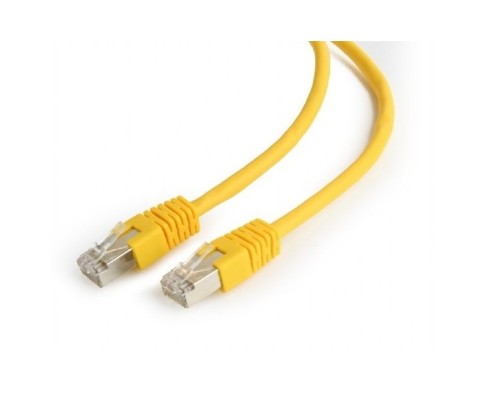 [Коммутационный шнур] Cablexpert Патч-корд FTP PP6-5M/Y-O кат.6, 5м, литой, многожильный (желтый)