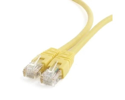 [Коммутационный шнур] Cablexpert Патч-корд UTP PP6U-1M/Y кат.6, 1м, литой, многожильный (желтый)