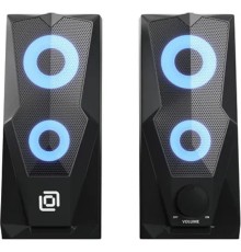 Колонки Oklick OK-127 2.0 черный 6Вт