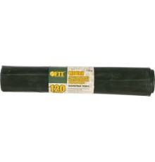 FIT РОС Мешки для строительного мусора, ПВД особопрочные, 120 л, 700х1100 мм, толщина 70 мкм, 5 шт.  [11935]
