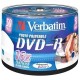 Диск DVD-R Verbatim 4.7Gb 16x Cake Box (50шт) Printable (43533)
