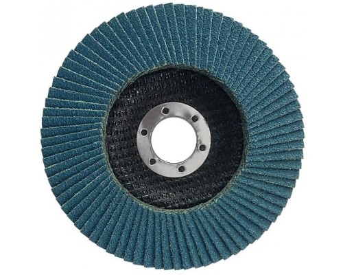 [Шлифовальная бумага, лента, круги] FIT HQ Диск лепестковый торцевой циркониевый, 125 мм  P 40 [39972]