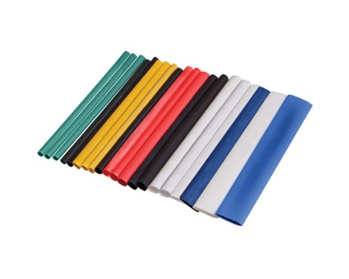 [Паяльные лампы (Автомобильные)] КУРС РОС Набор трубок термоусадочных, 100 мм, 20 шт. [60530]