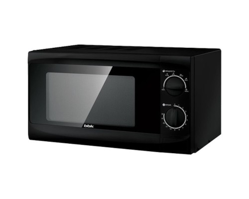 [Микроволновые печи BBK] BBK 20MWS-706M/B (B) Микроволновая печь, 20 л, 700 Вт, чёрный.