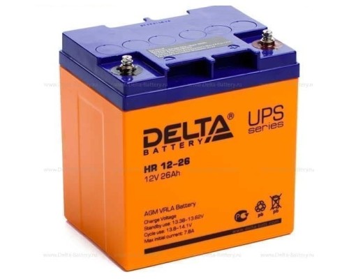 [батареи] Delta HR 12-26  (12B, 26 Ач) свинцово- кислотный аккумулятор  