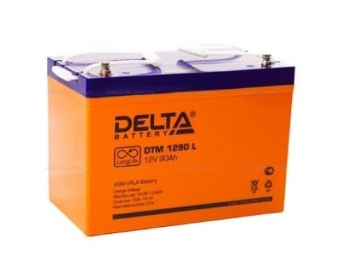 [батареи] Delta DTM 1290 L (90 Ач, 12В) свинцово- кислотный аккумулятор  