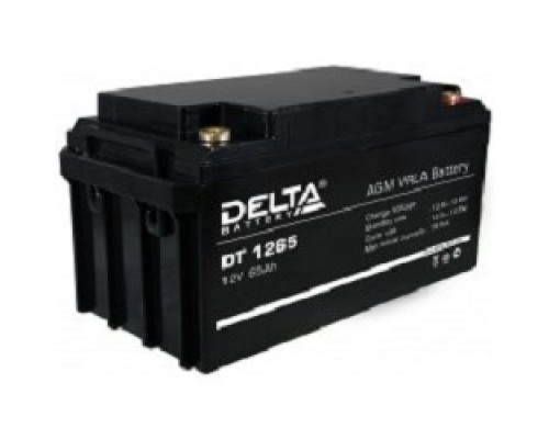 [батареи] Delta DT 1265 (65 Ач, 12В) свинцово- кислотный аккумулятор  