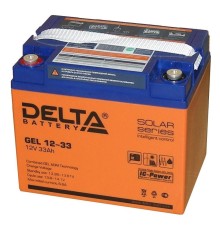 Delta GEL 12-33 (33 А\ч, 12В) свинцово- кислотный аккумулятор  