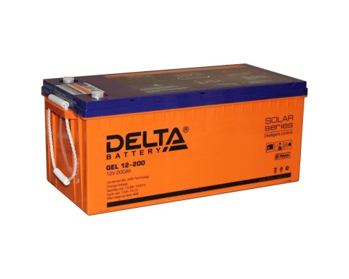[батареи] Delta GEL 12-200 (200 Ач, 12В) свинцово- кислотный аккумулятор  
