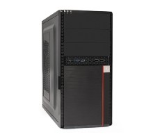 Exegate EX277437RUS Корпус Minitower MA-371X Black, mATX <UN500, 120mm> 2*USB+2*USB3.0, Audio