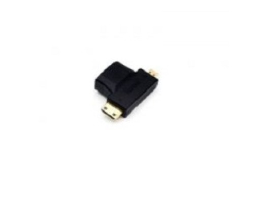 [переходник] KS-is KS-361 Адаптер 2 в 1 HDMI F в micro D HDMI/mini C HDMI M 