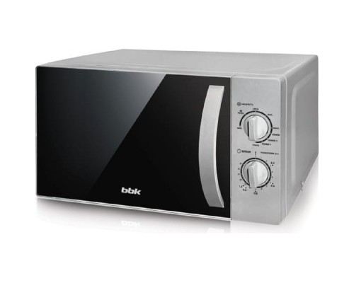[Микроволновые печи BBK] BBK 20MWG-740M/S (S) Микроволновая печь, 20л, 700Вт, серебристый 