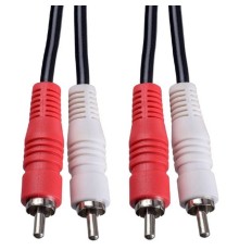 PERFEO Кабель 2xRCA вилка - 2xRCA вилка, длина 3 м. (R3004)