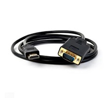 ORIENT Кабель-адаптер HDMI M  C702 --> VGA 15M, длина 1.8 метра, черный