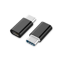 ORIENT Переходник USB 2.0 micro-Bf (5pin) UC-201 -> Type-Cm (24pin), черный