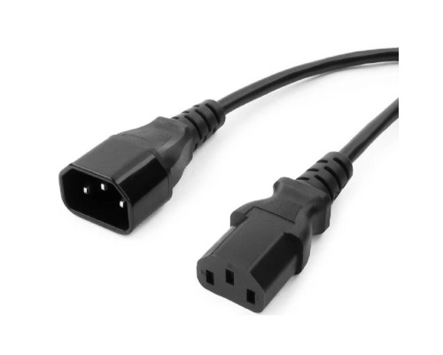 [Кабель] Buro AN23-1008 Кабель-удлинитель IEC C13 IEC C14 1.8м черный  