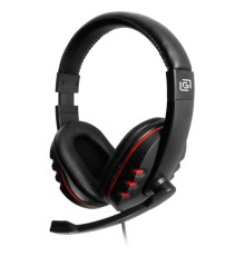 Oklick HS-L380G черный/красный 1.8м мониторы оголовье (JD-032) [1100404]