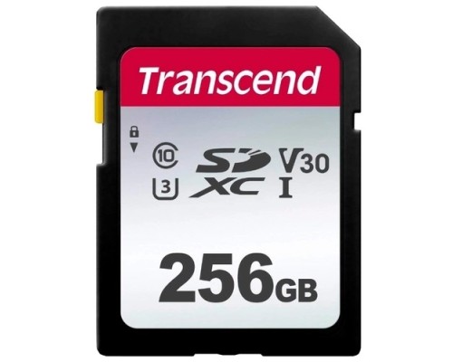 [Карта памяти ] SecureDigital 256Gb Transcend TS256GSDC300S {SDXC Class 10, UHS-I U3}