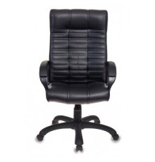 Кресло руководителя Бюрократ KB-10/BLACK черный искусственная кожа[1004341]