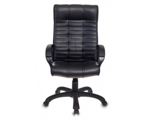 [Офисное кресло или стул] Кресло руководителя Бюрократ KB-10/BLACK черный искусственная кожа[1004341]