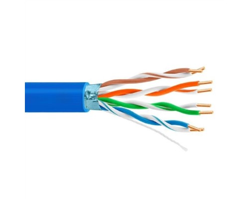 [Кабель] 5bites Кабель Express FS5525-305B-BL витая пара FTP / SOLID / 5E / 24AWG / COPPER / PVC / BLUE / 305M