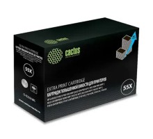 CACTUS CE255XS Картридж (CS-CE255X-MPS) для принтеров  LaserJet P3015, черный, 15000 стр.