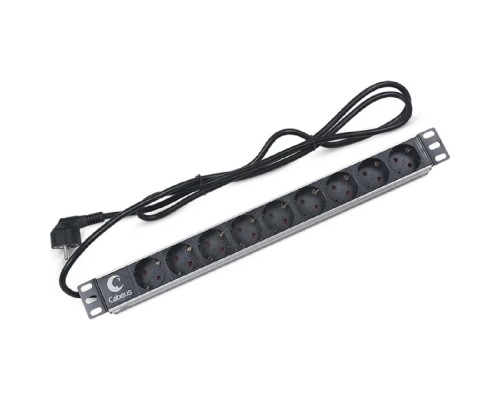 [Cabeus Аксессуары к монтажным шкафам] Cabeus PDU-9P-2EU Блок евророзеток для 19
