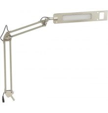 Camelion KD-821  C03 серебро LED (Св-к наст.,8 Вт, 230В, 2 ур.ярк,350лм, струбцина)