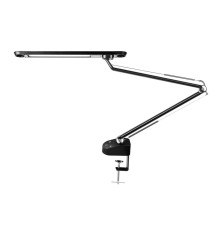 Camelion KD-843  C02 черный LED (Свт-к наст.,13 Вт,230В, 900лм,сенс, рег.ярк, цвет.темп, струбцина)