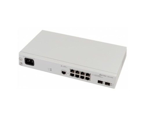 [Сетевое оборудование] ELTEX MES2408P_AC Ethernet-коммутатор 8 портов 10/100/1000 Base-T (PoE/PoE+), 2 порта 1000Base-X (SFP), 220V AC